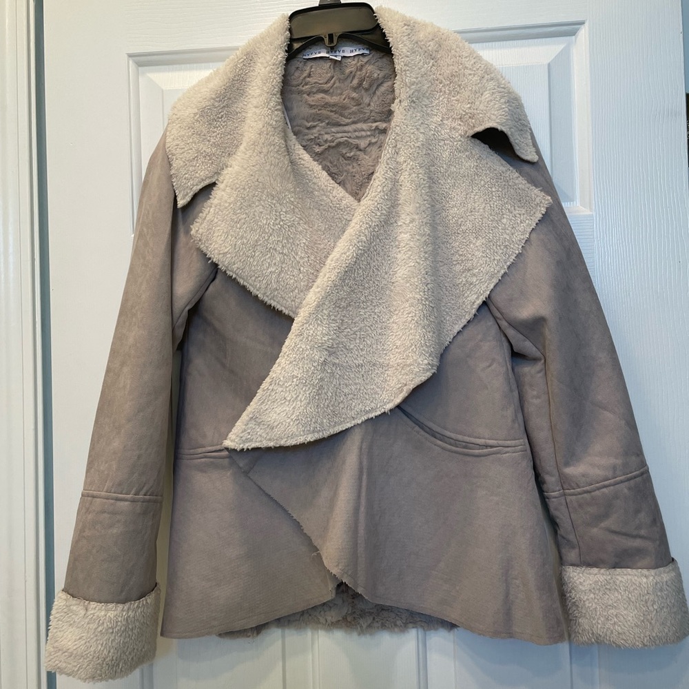 Hyfve NWOT Faux Fur sueded Jacket S